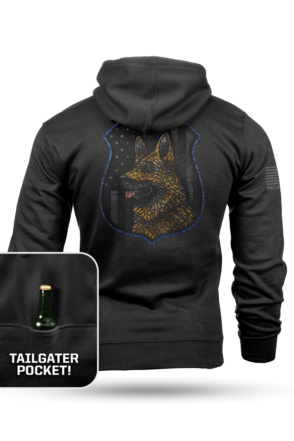 TBL German Shepherd Glass - Tailgater Hoodie