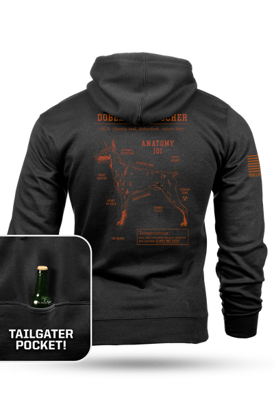 Doberman Schematic - Tailgater Hoodie