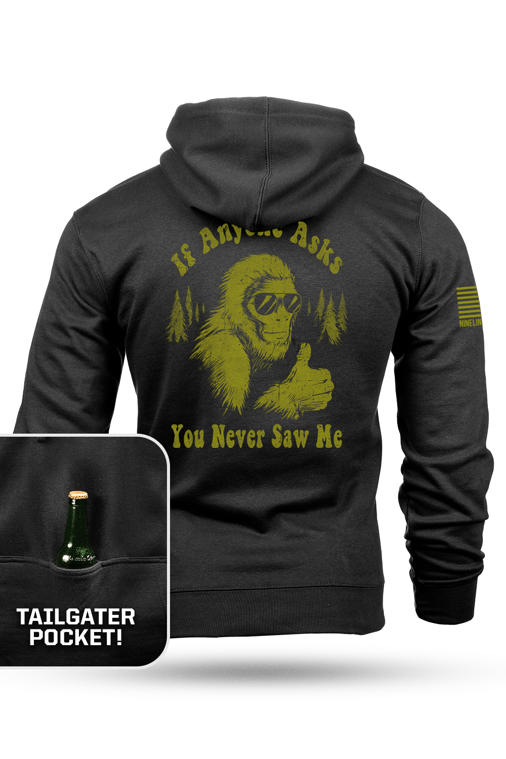 Never Saw Me - Tailgater Hoodie