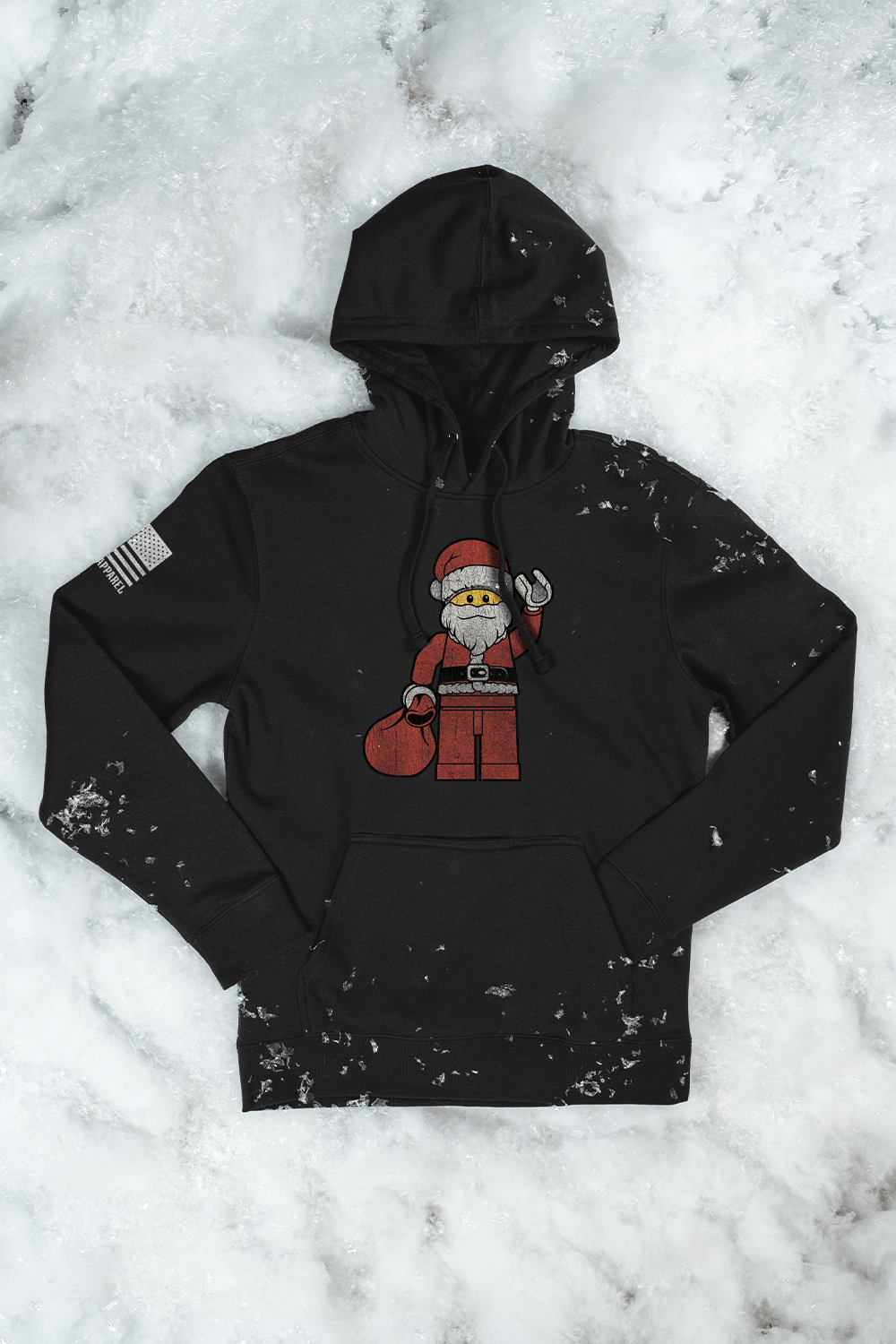 Block Santa - Tailgater Hoodie