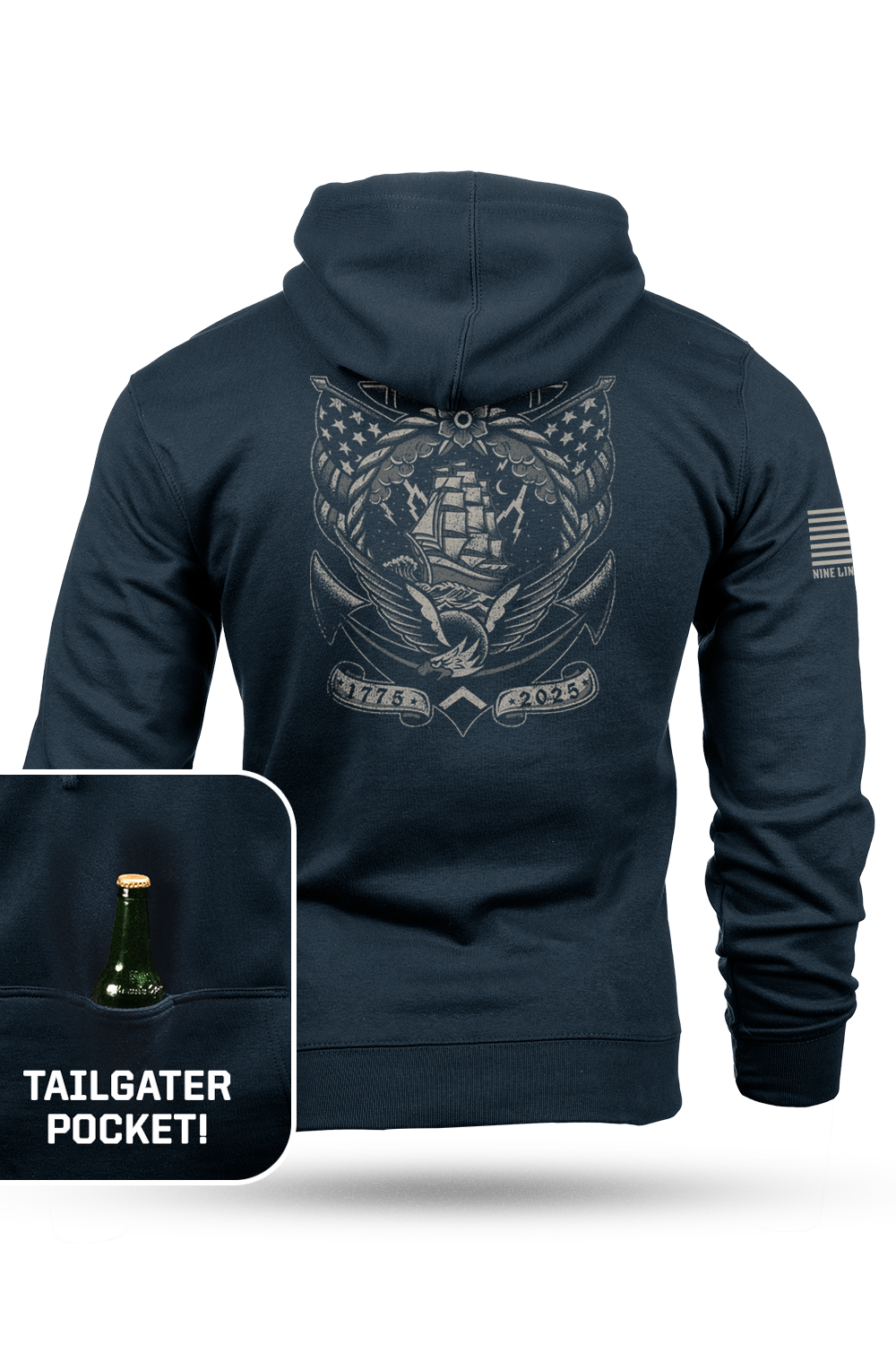 Rough Seas 250th - Tailgater Hoodie