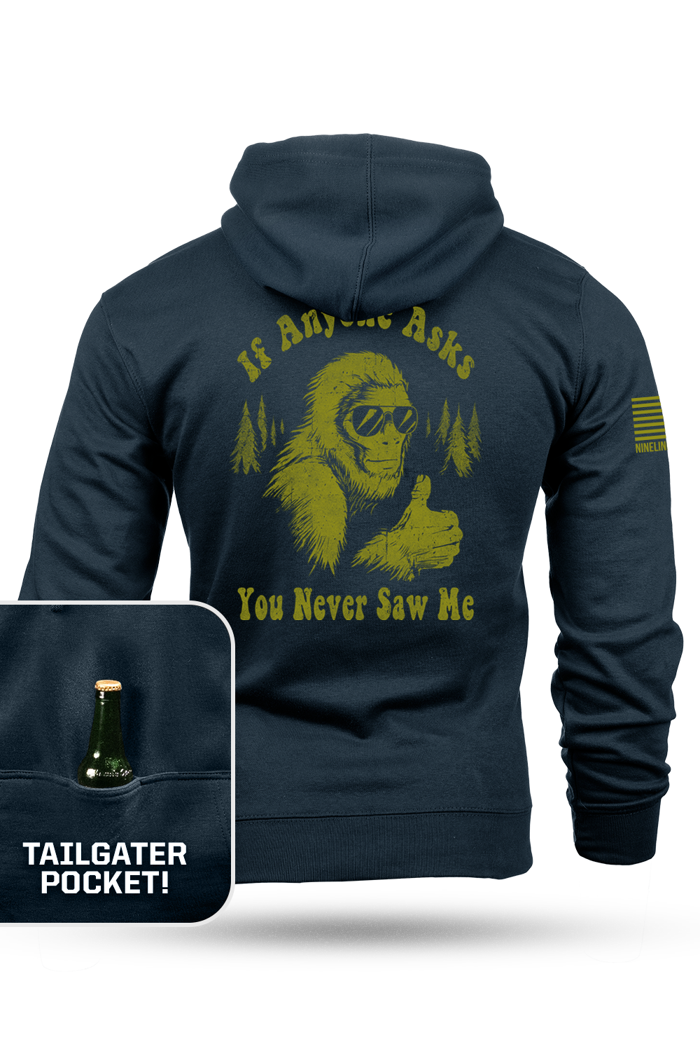 Never Saw Me - Tailgater Hoodie