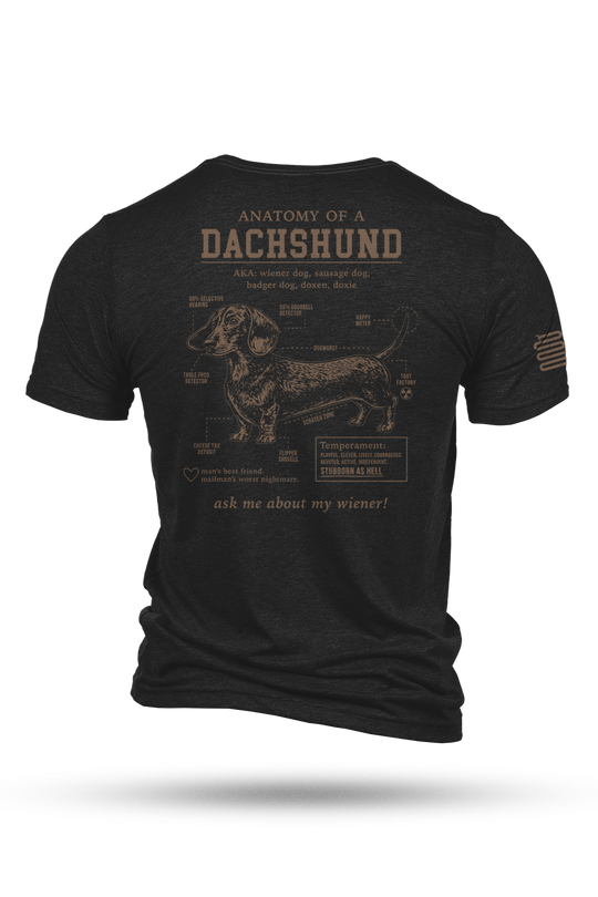 Dachshund Schematic - T-Shirt