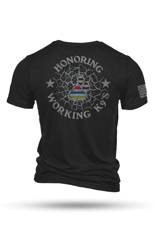 K9 Quilt of Honor - paw - T-Shirt