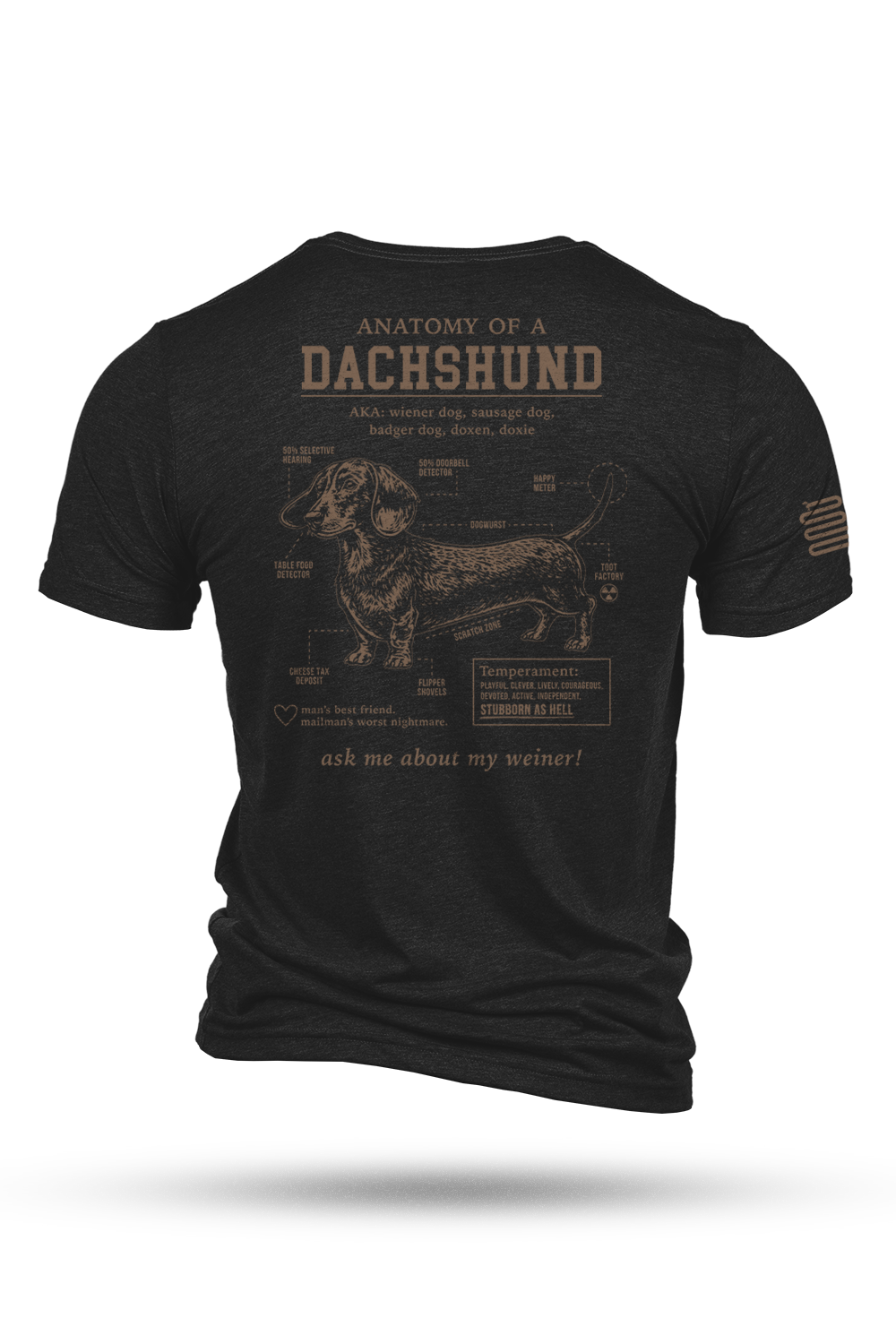 Dachshund Schematic - T-Shirt