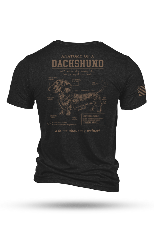 Dachshund Schematic - T-Shirt