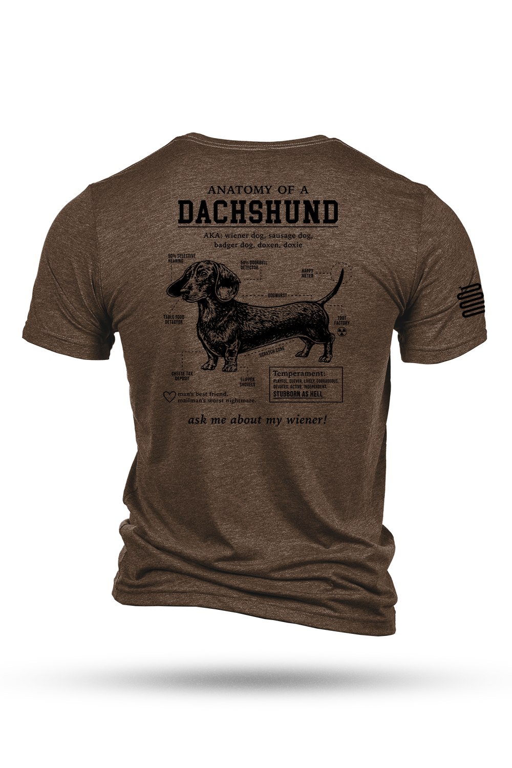 Dachshund Schematic - T-Shirt