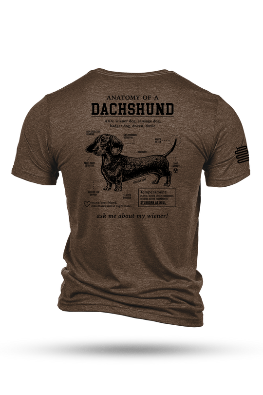 Dachshund Schematic - T-Shirt