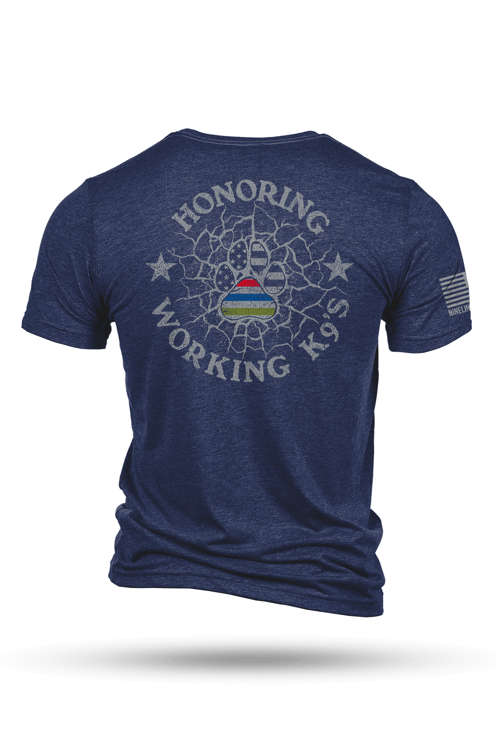 K9 Quilt of Honor - paw - T-Shirt