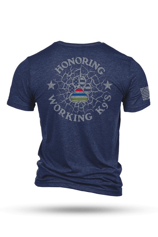 K9 Quilt of Honor - paw - T-Shirt