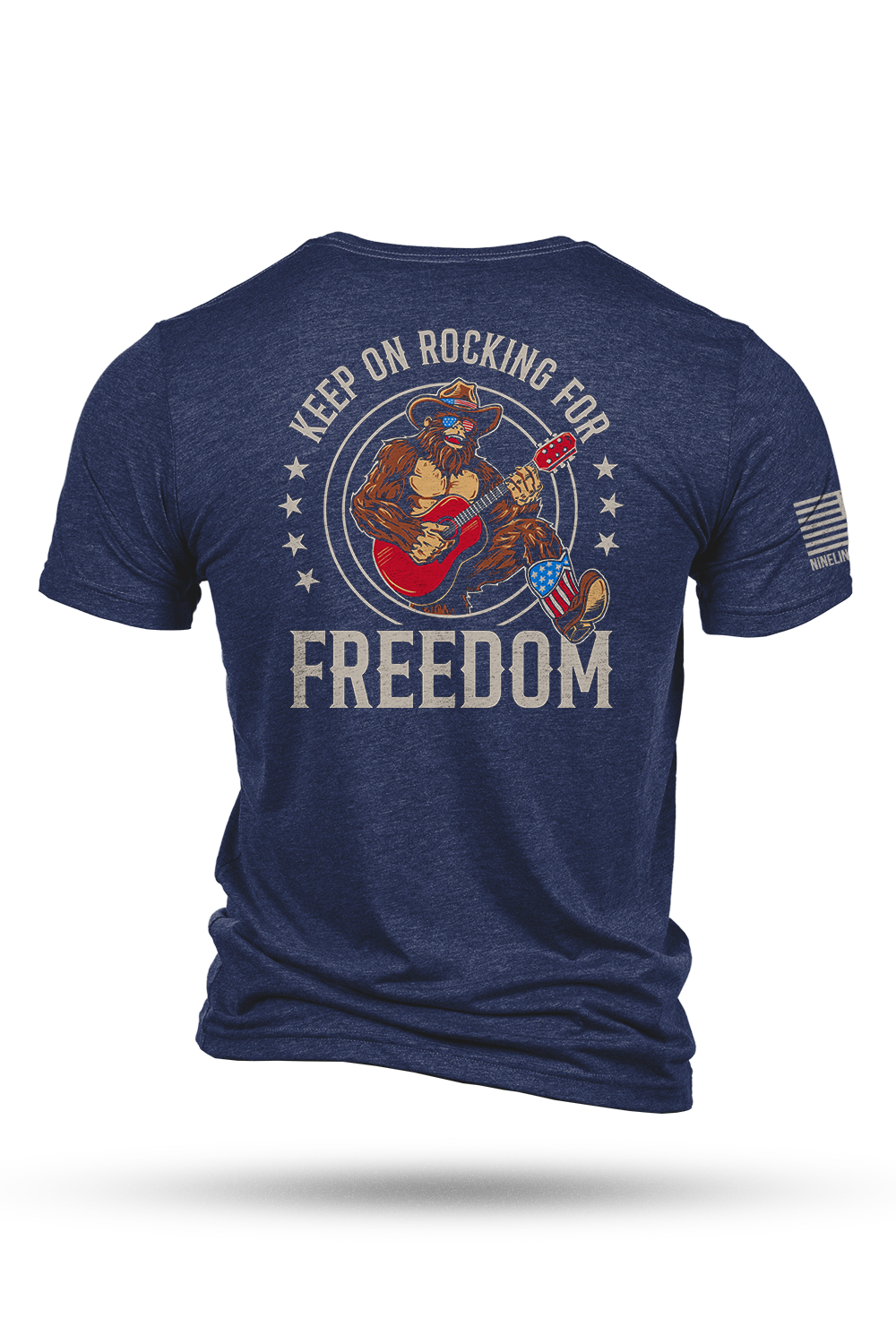 Rockin' Freedom Squatch - T-Shirt