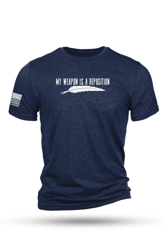 My Weapon is a Deposition - T-Shirt