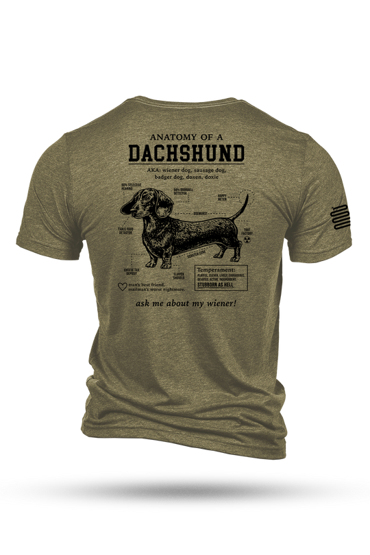 Dachshund Schematic - T-Shirt