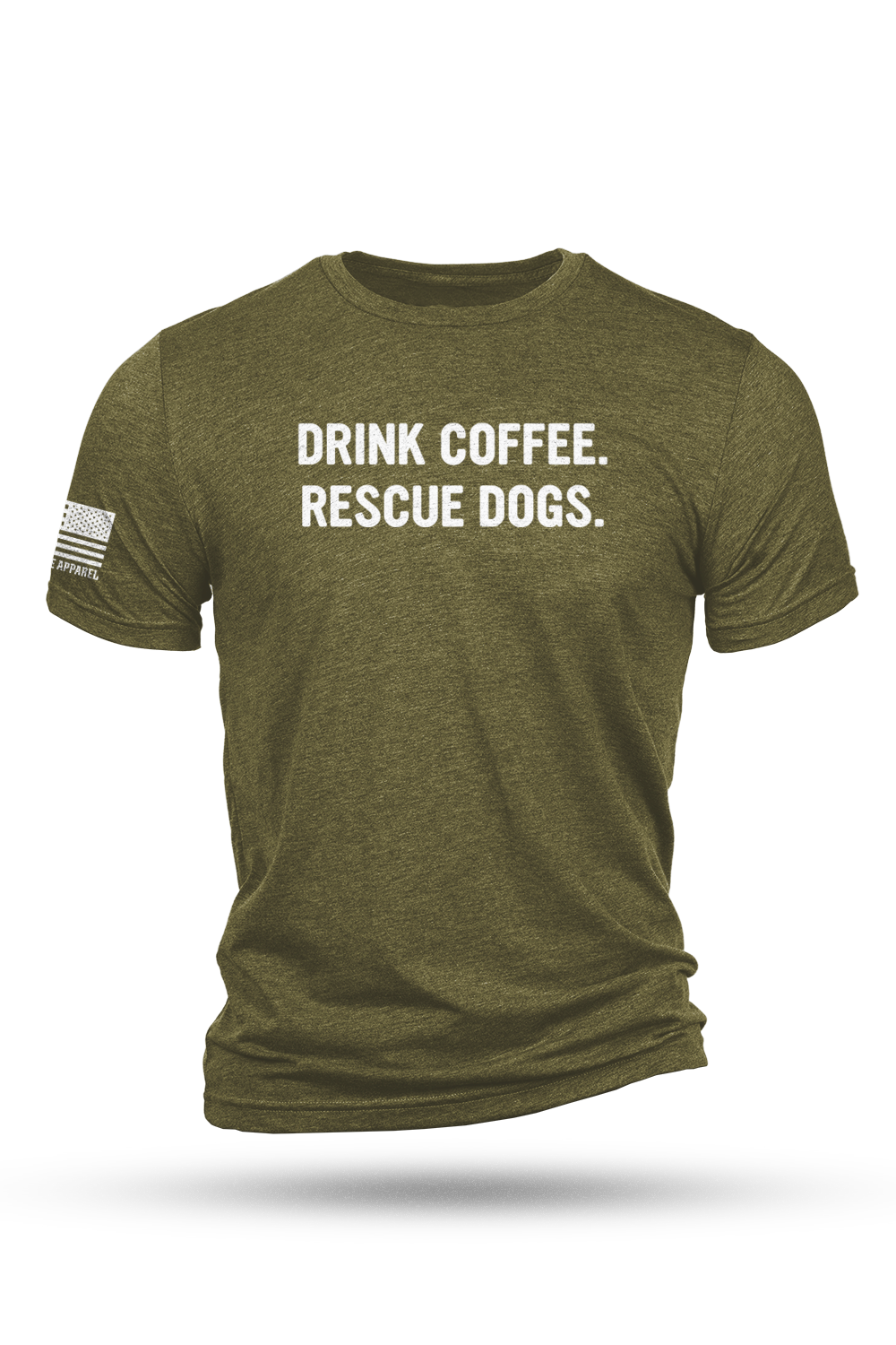 REX - Drink Coffee Rescue Dogs - T-Shirt
