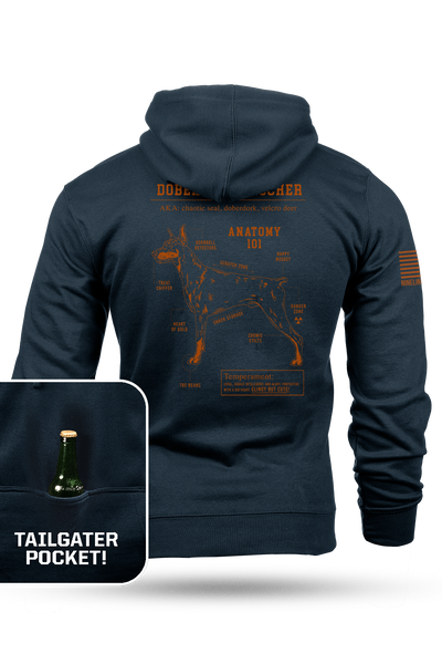 Doberman Schematic - Tailgater Hoodie
