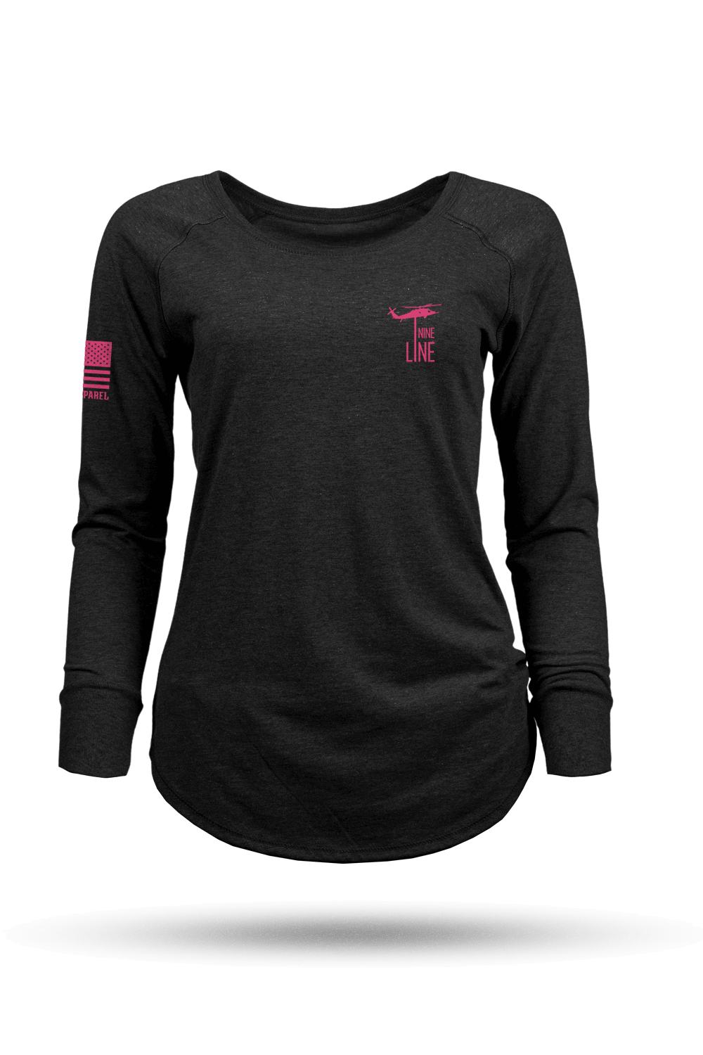 Breast Cancer Ribbon Flag 2025 - Women's Long-Sleeve Shirt