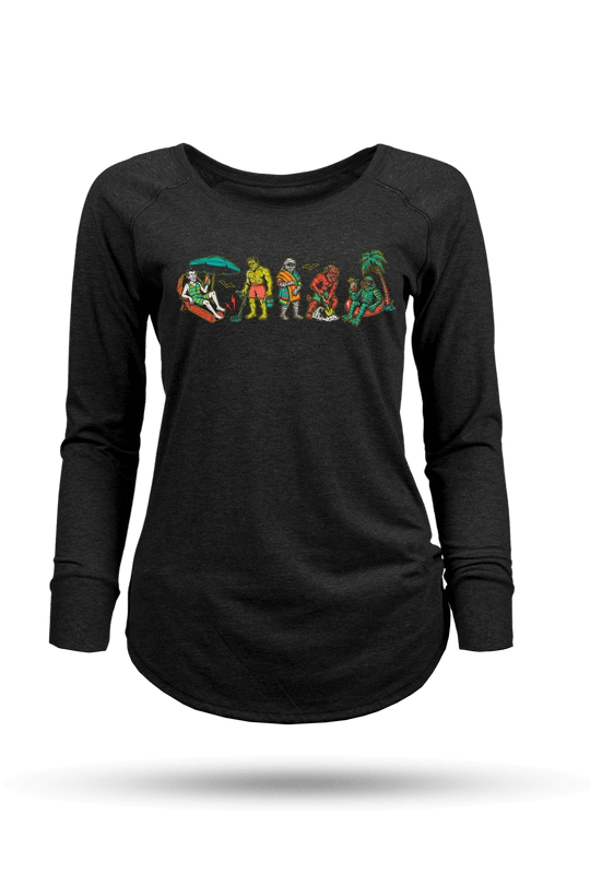 Monster Beach - Women's Long-Sleeve Shirt