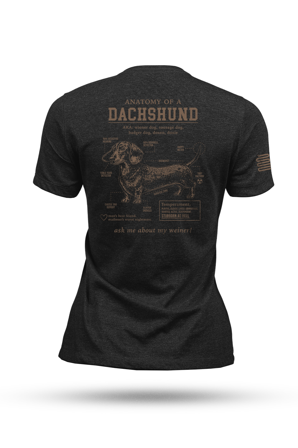 Dachshund Schematic - Women's T-Shirt