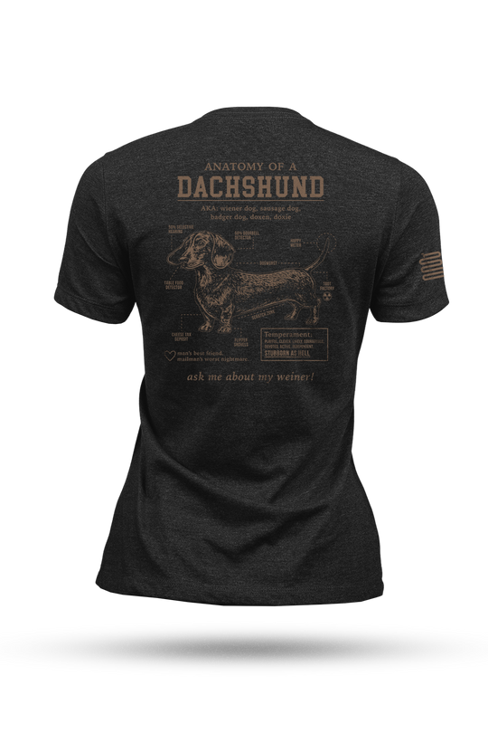 Dachshund Schematic - Women's T-Shirt