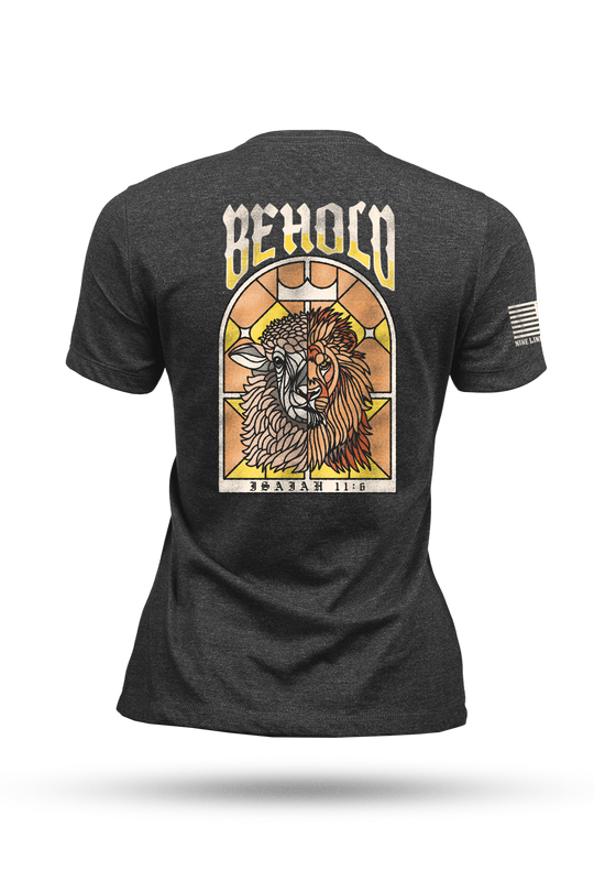 Lamb and Lion - Women's T-Shirt