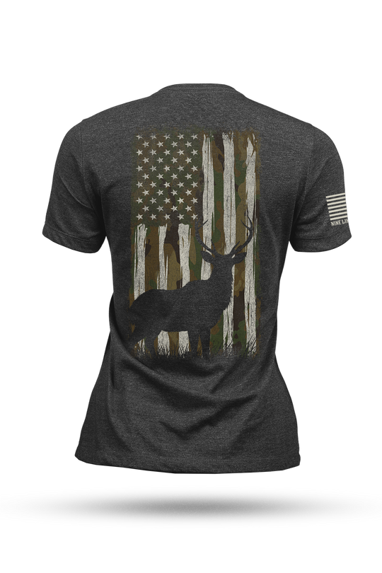 Camo Buck - Women's T-Shirt