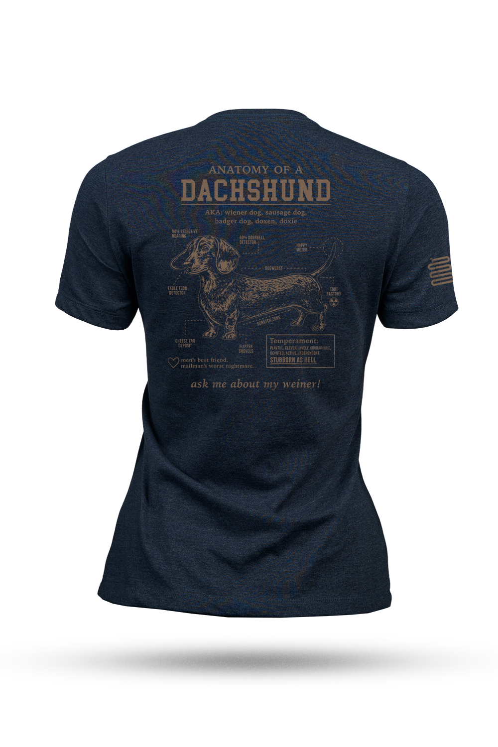 Dachshund Schematic - Women's T-Shirt