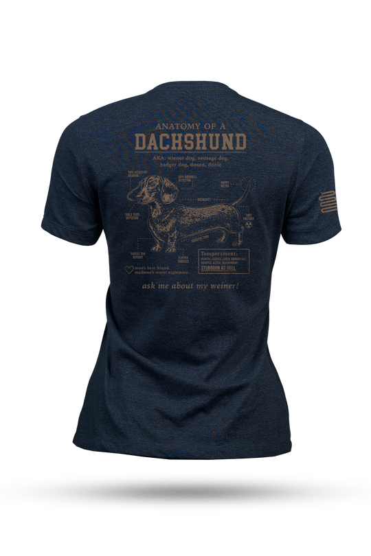 Dachshund Schematic - Women's T-Shirt