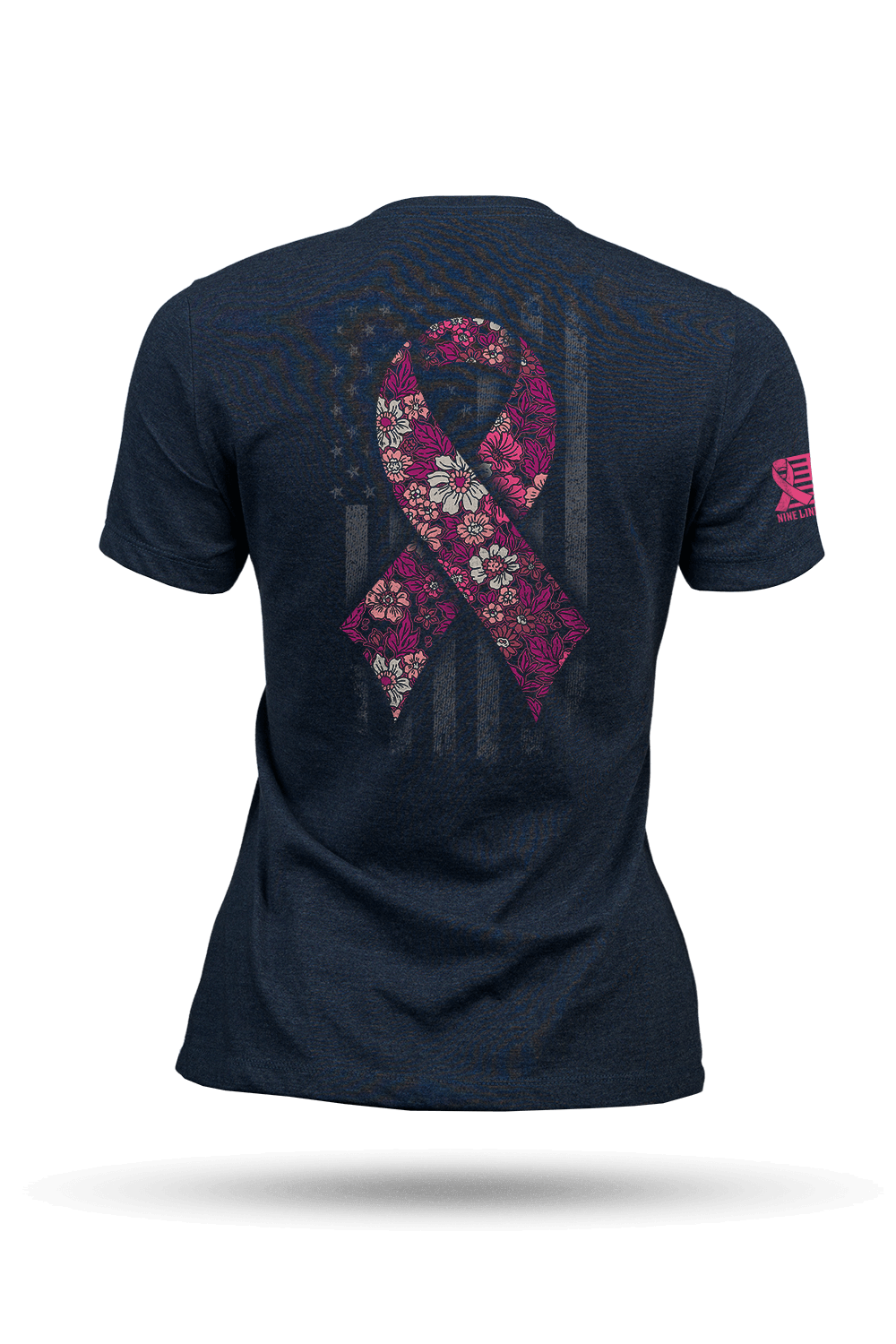 Breast Cancer Ribbon Flag 2025 - Women's T-Shirt