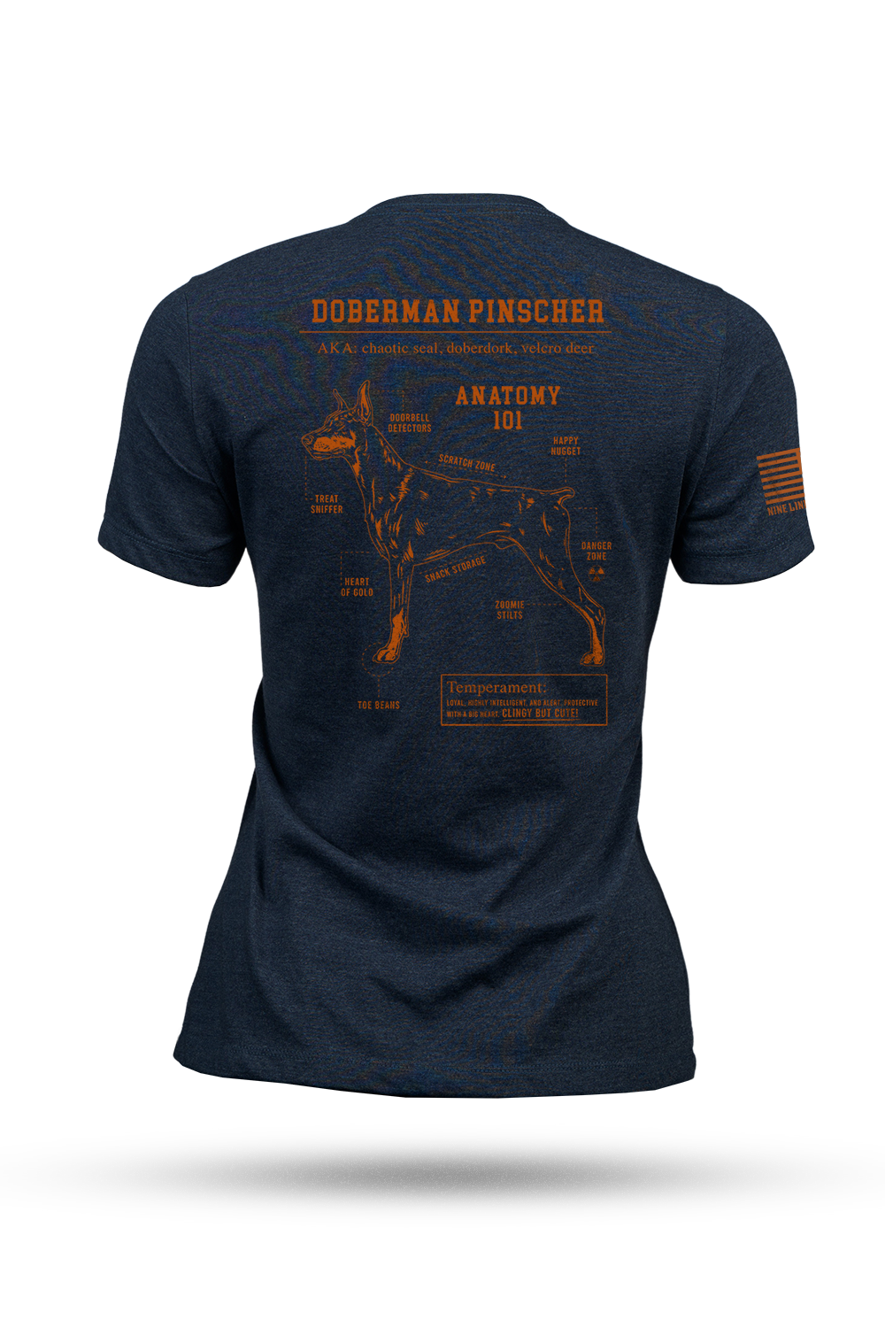 Doberman Schematic - Women's T-Shirt