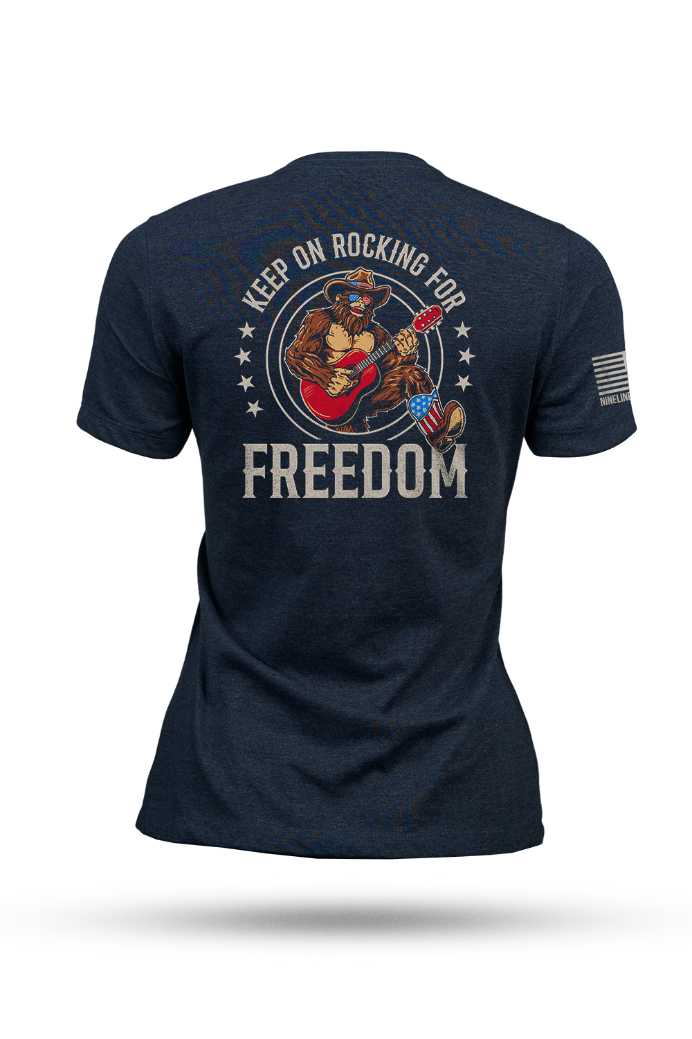 Rockin' Freedom Squatch - Women's T-Shirt
