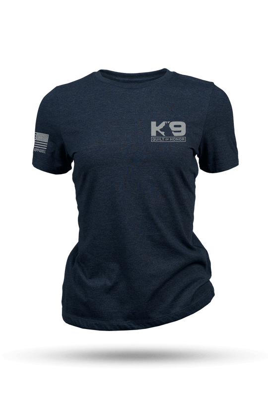 K9 Quilt of Honor - paw - Women's T-Shirt