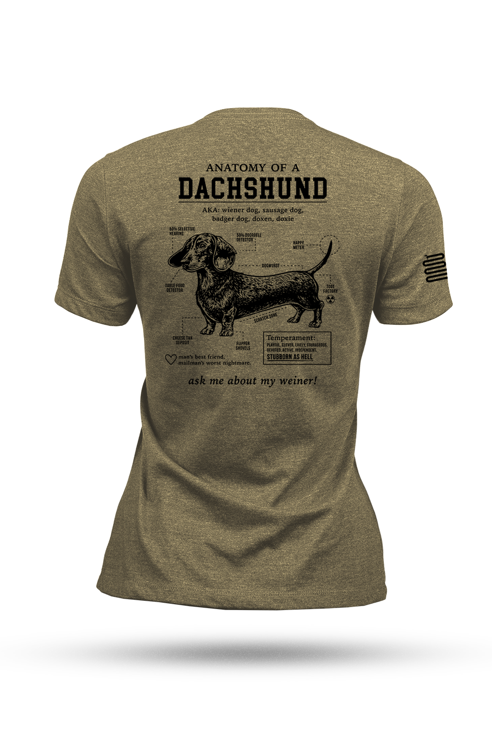 Dachshund Schematic - Women's T-Shirt