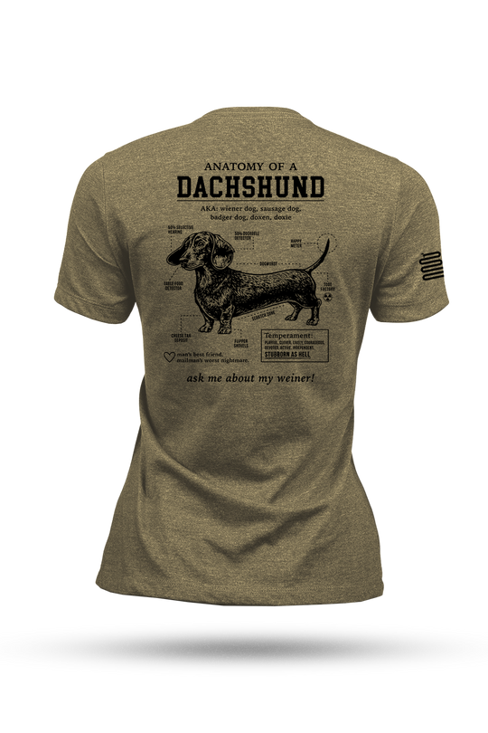 Dachshund Schematic - Women's T-Shirt