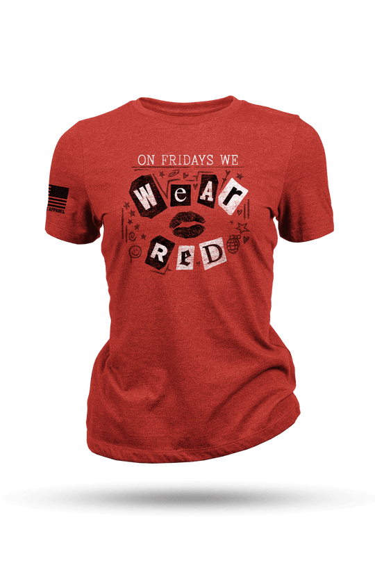 On Fridays We Wear RED - Women's T-Shirt