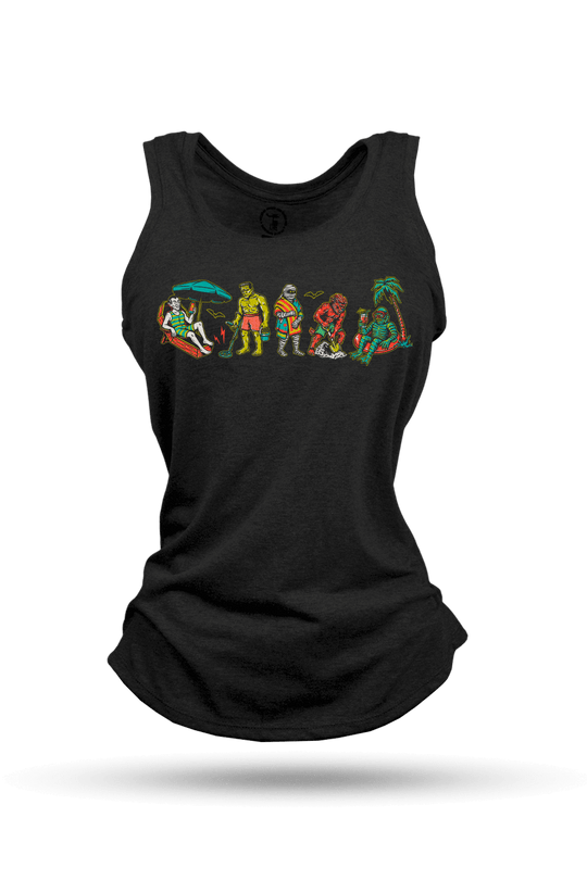 Monster Beach - Women's Racerback Tank