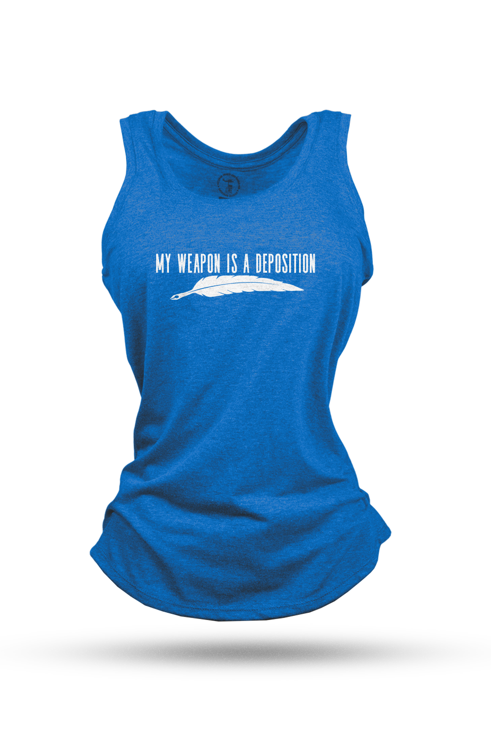 My Weapon is a Deposition - Women's Racerback Tank