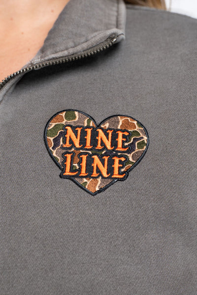 Heart Camo Women's Zip Up