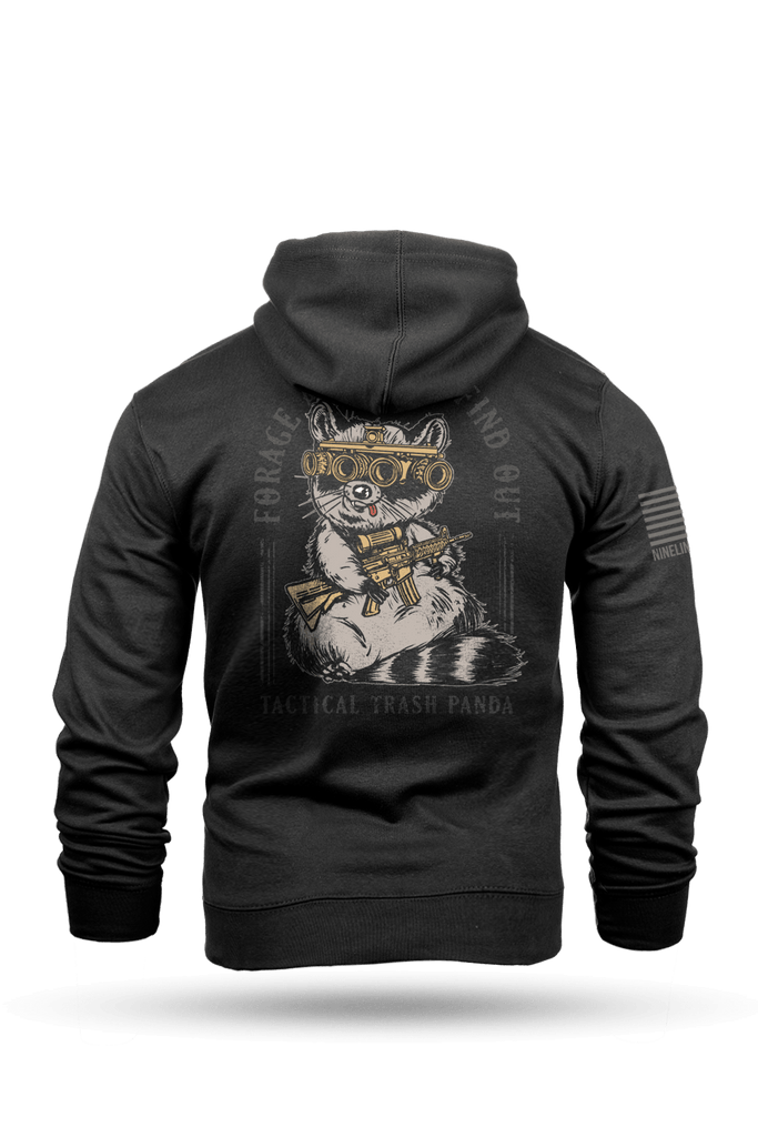 Nine Line Kid's Hoodie with Tactical Trash Panda Design – Nine