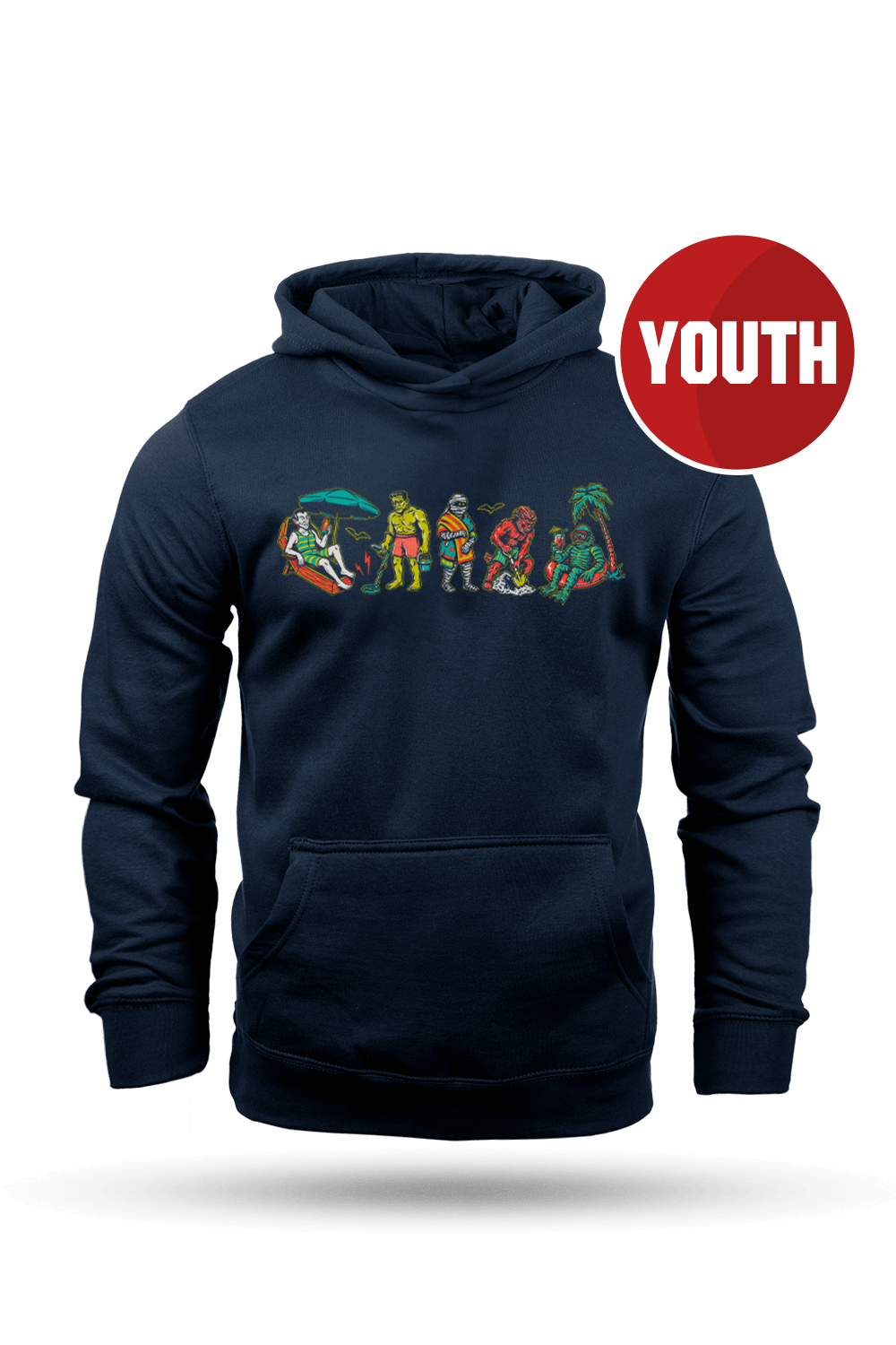 Monster Beach - Youth Hoodie