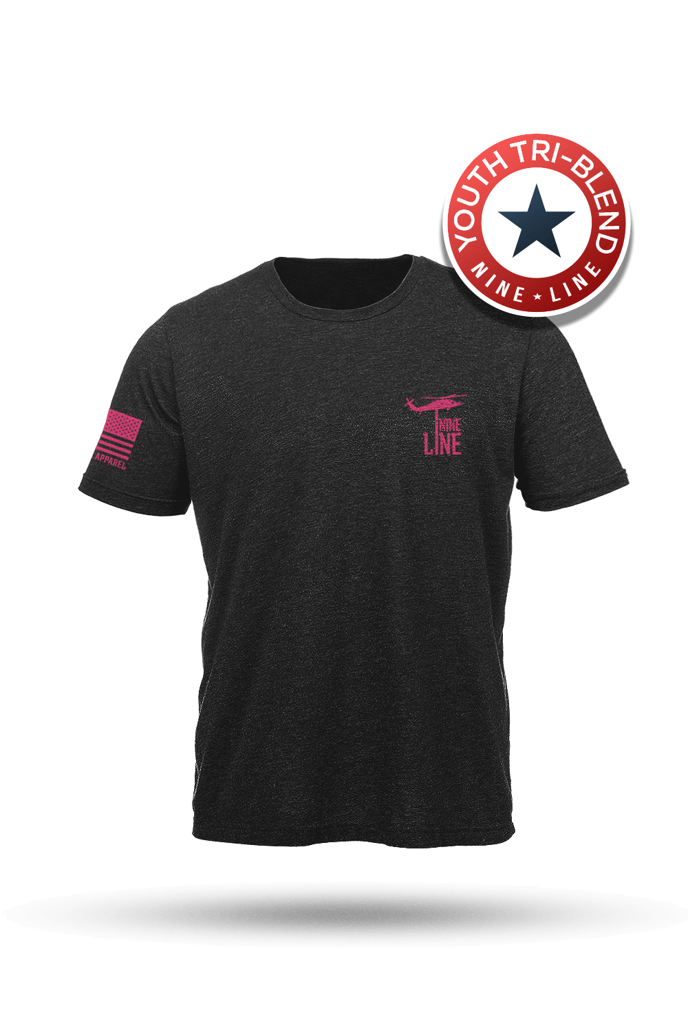 Breast Cancer Ribbon Flag 2025 - Youth T-Shirt