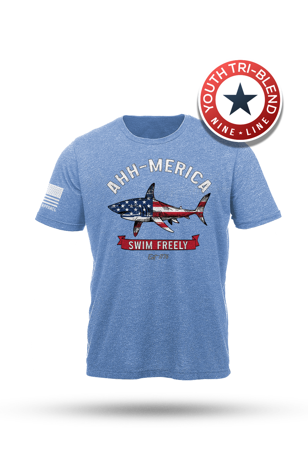 AHH - MERICA - Youth Tri - blend T-Shirt