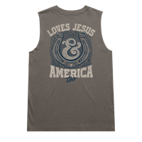 America Too - Women's Muscle Tank Top