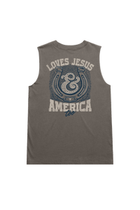 America Too - Women's Muscle Tank Top