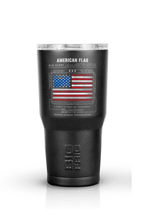 American Flag Schematic- Big Frig Tumbler