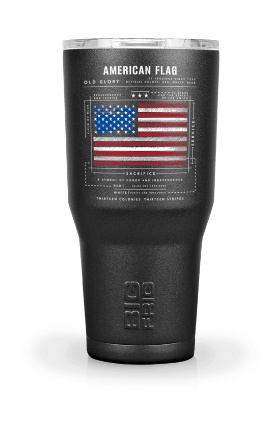 American Flag Schematic - Big Frig Tumbler