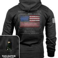 American Flag Schematic - Tailgater Hoodie