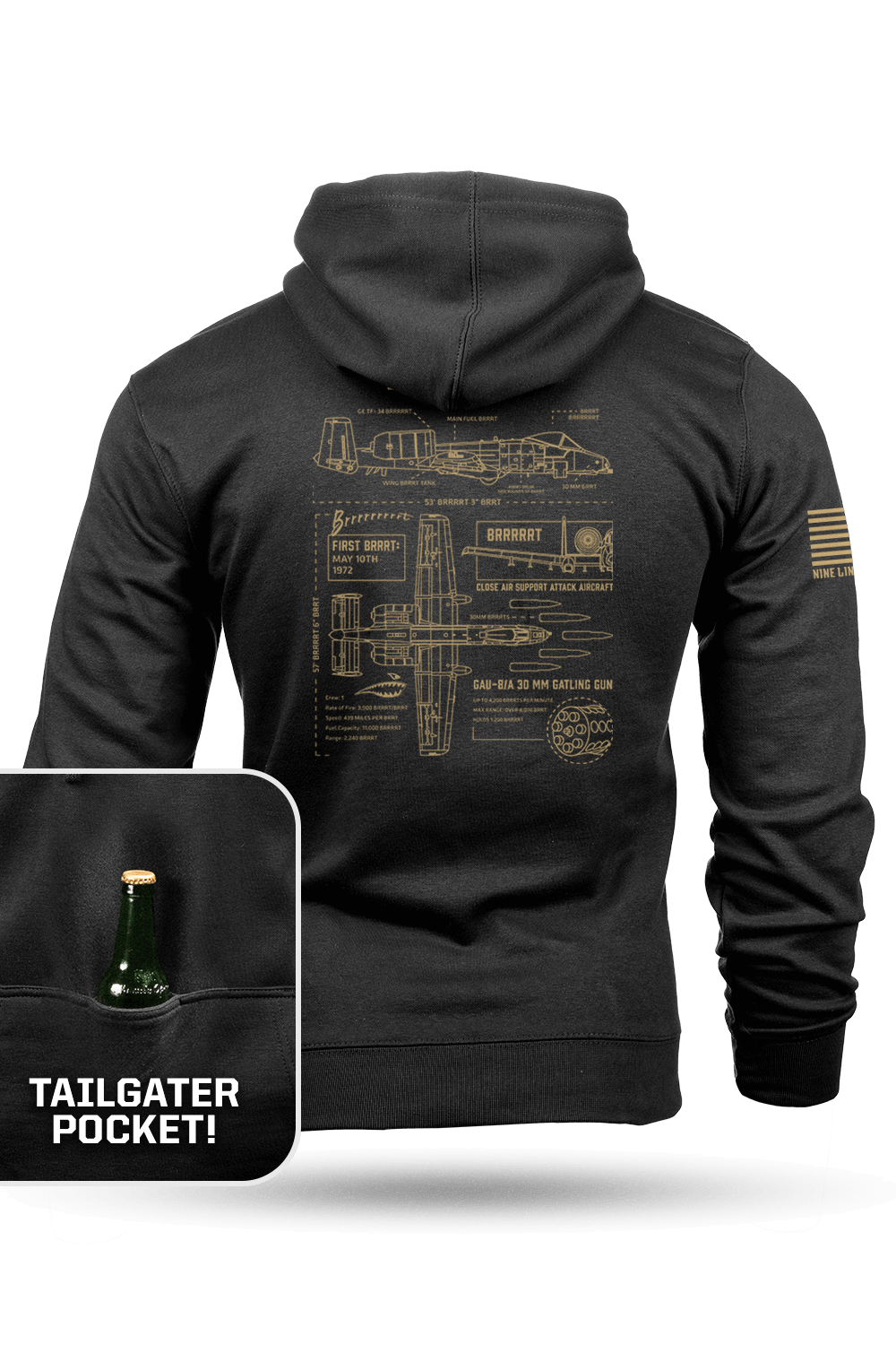 Anatomy of a BRRRRRTT - Tailgater Hoodie