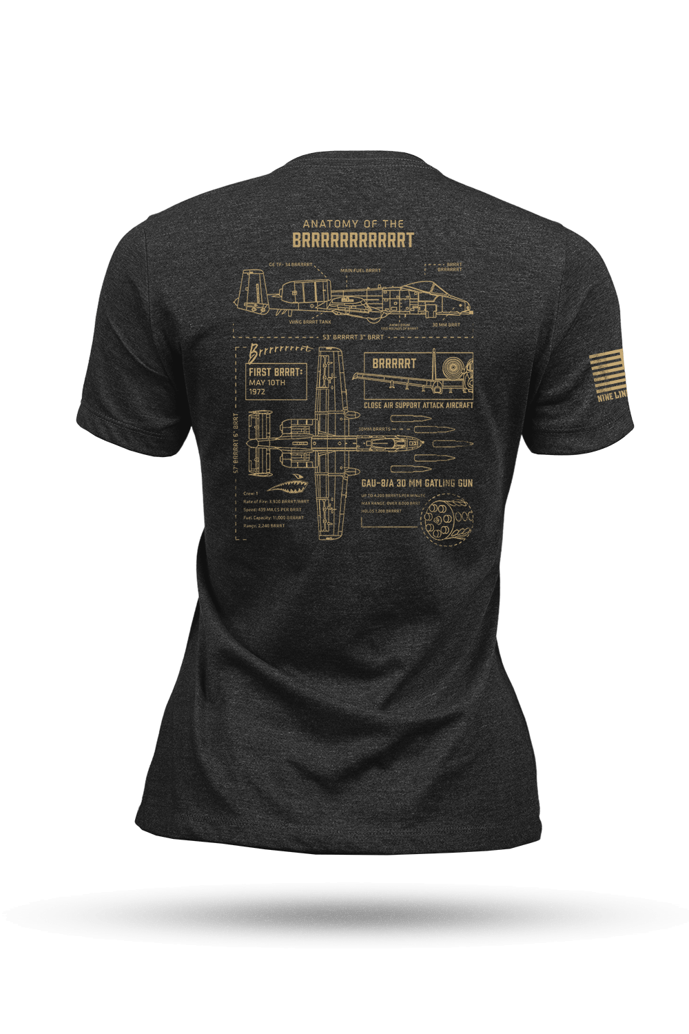 Anatomy of a BRRRRRTT - Women's T-Shirt