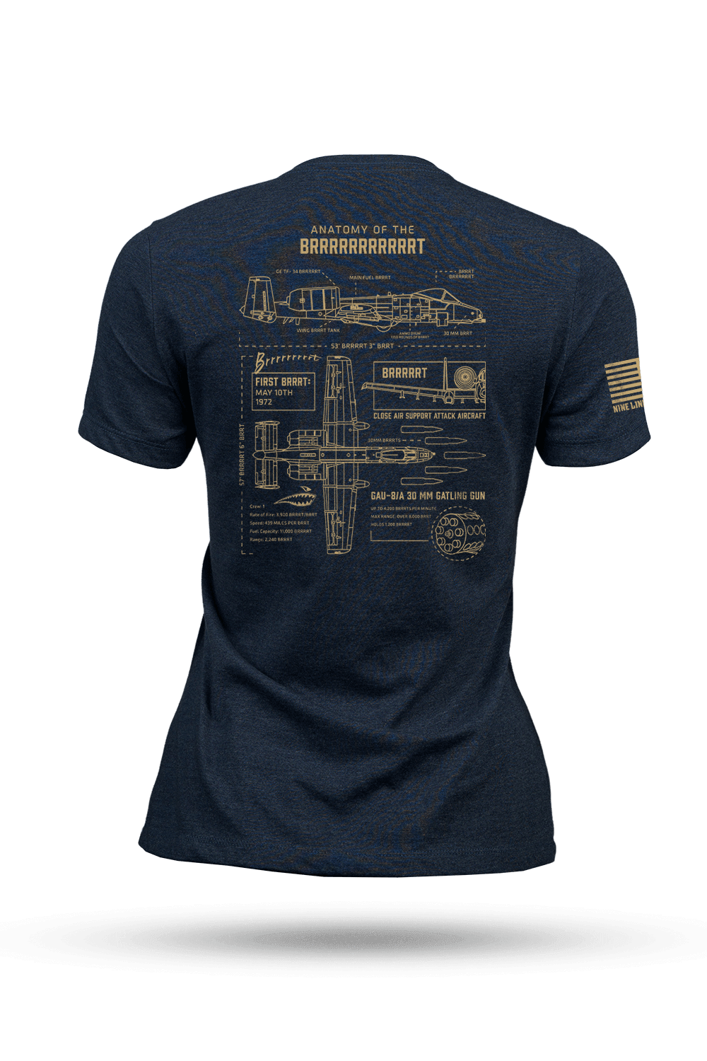 Anatomy of a BRRRRRTT - Women's T-Shirt