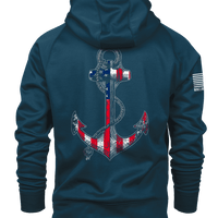 Anchor Flag - Raglan Tailgater Hoodie